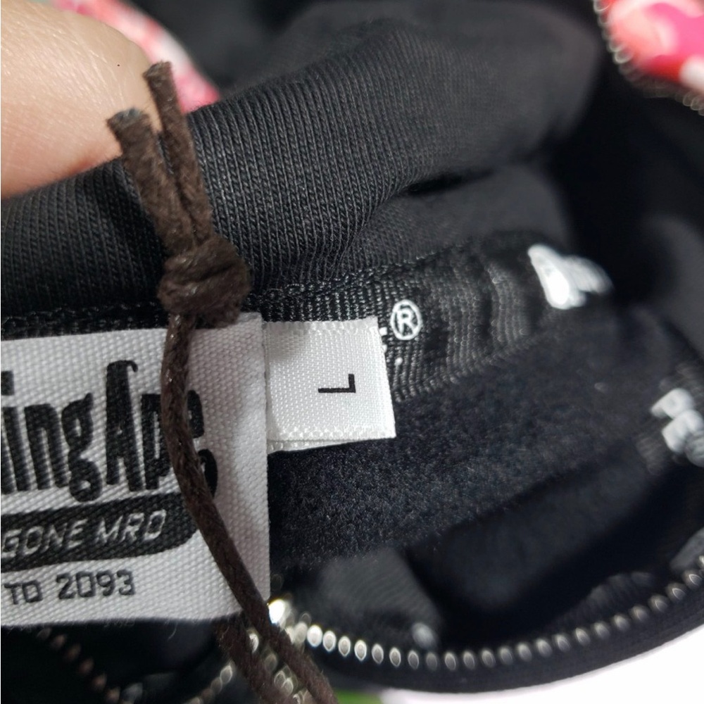 Bape Double Hooded Black Zip Up Sweater